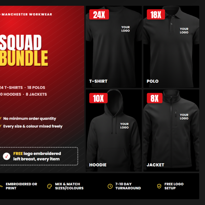 Squad 60 Custom Embroidered Workwear Bundle — Essential